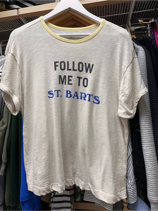 Pilcro Tops - Graphic Tee - “Follow Me to St. Barts”
